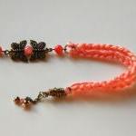 Crochet Butterfly Bracelet