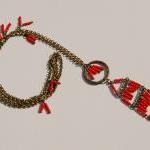 Orange Antique Brass "..