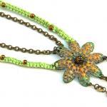 Green Yellow Square Knot Ma..