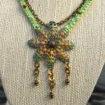 Green Yellow Square Knot Ma..