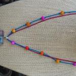 Colorful Spring Necklace wi..